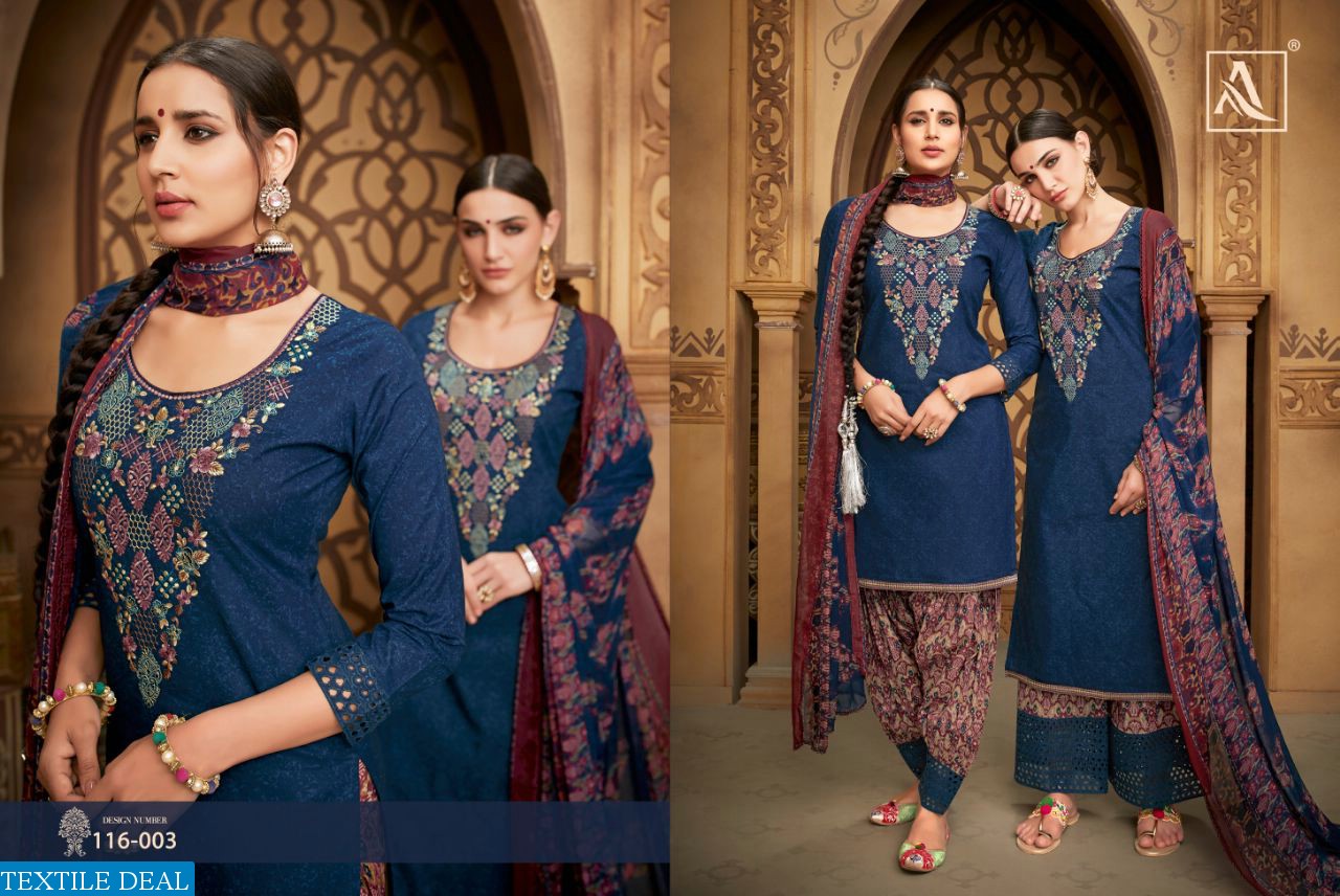 Alok Sohni punjaban Wholesale Dress material